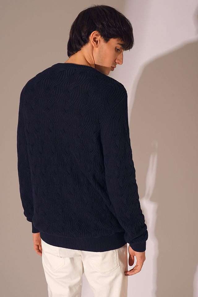 Solid-Cotton-Round-Neck-Men-s-Sweatshirt