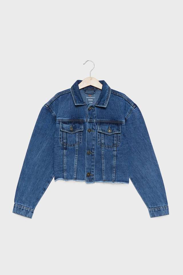 Solid-Cotton-Girls-Jacket