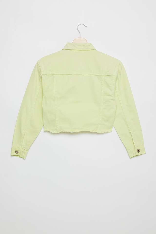 Solid-Cotton-Regular-Fit-Girls-Jacket