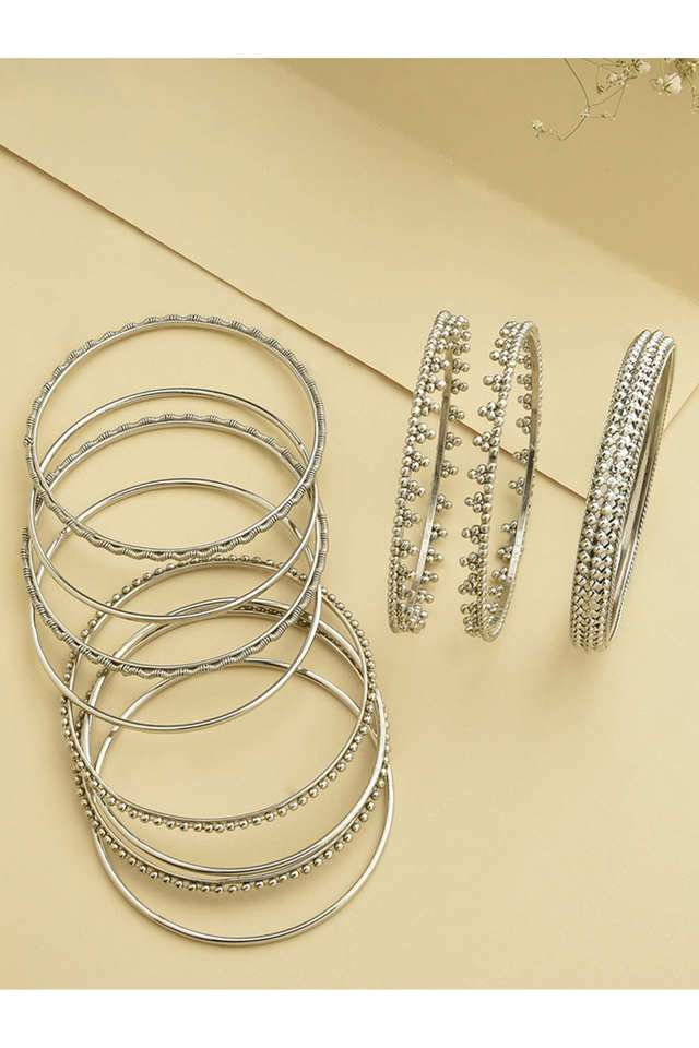 Silver-Plated-Bangles-For-Women