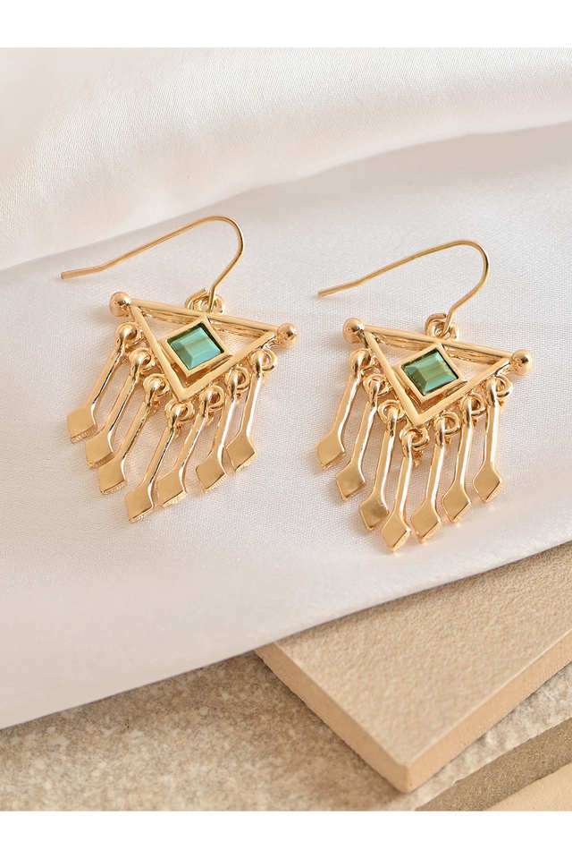 Gold-Plated-Hook-Drop-Earrings-For-Women