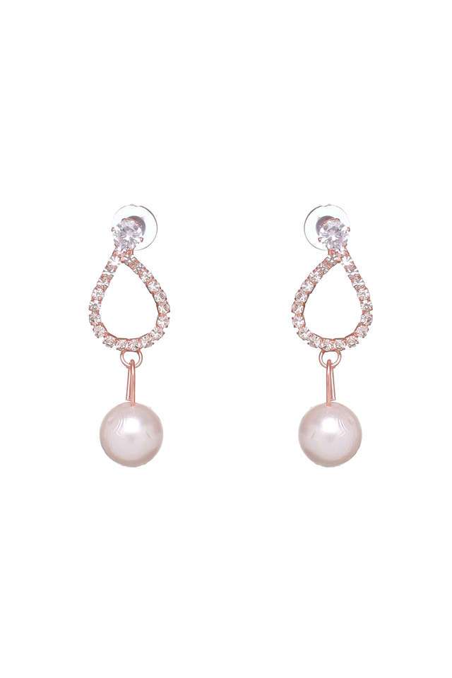 Contemporary-Dainty-Pearl-With-Diamanti-Drop-Earrings