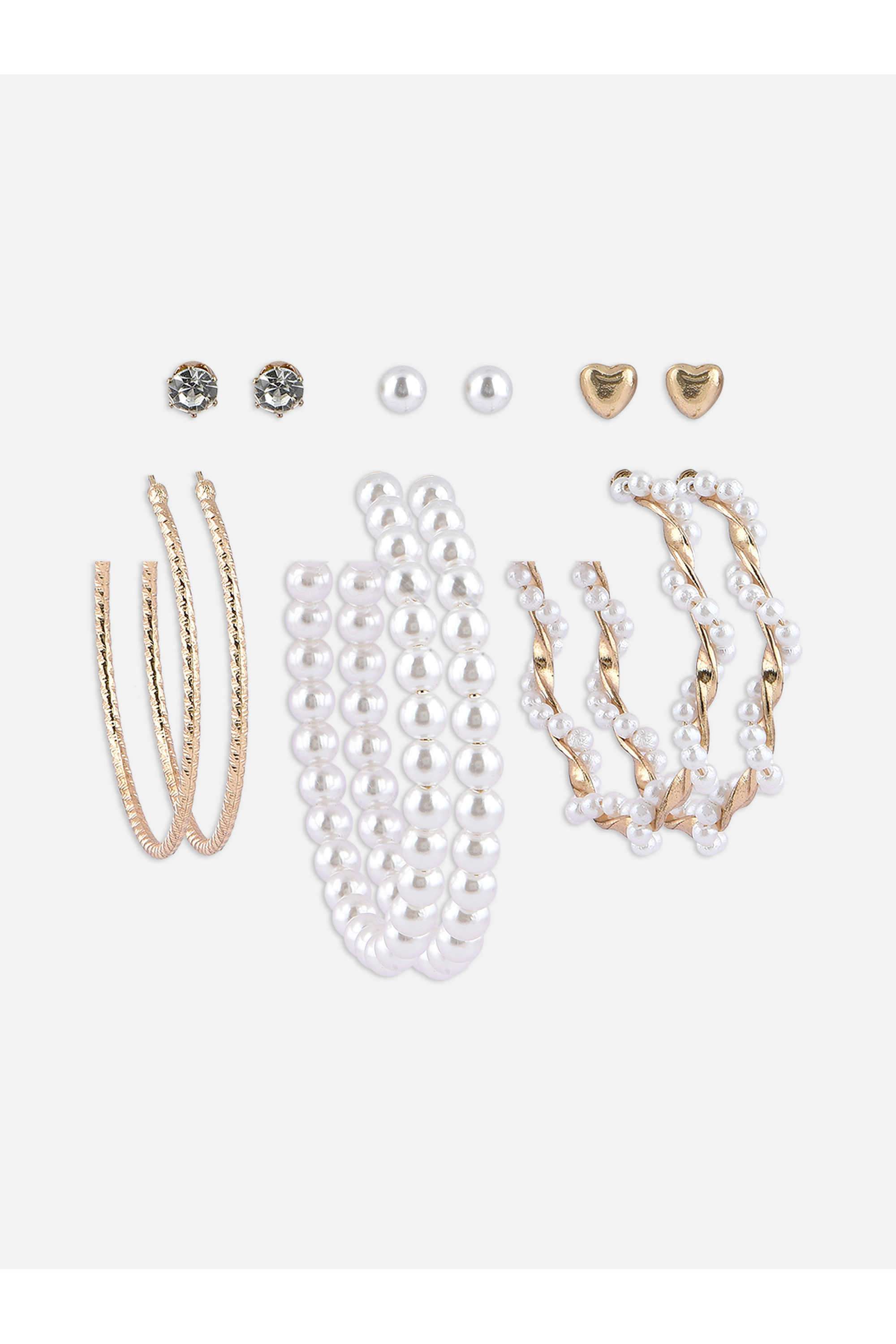 Alloy-Metal-Western-Push-Button-Clasp-Women-s-Earrings