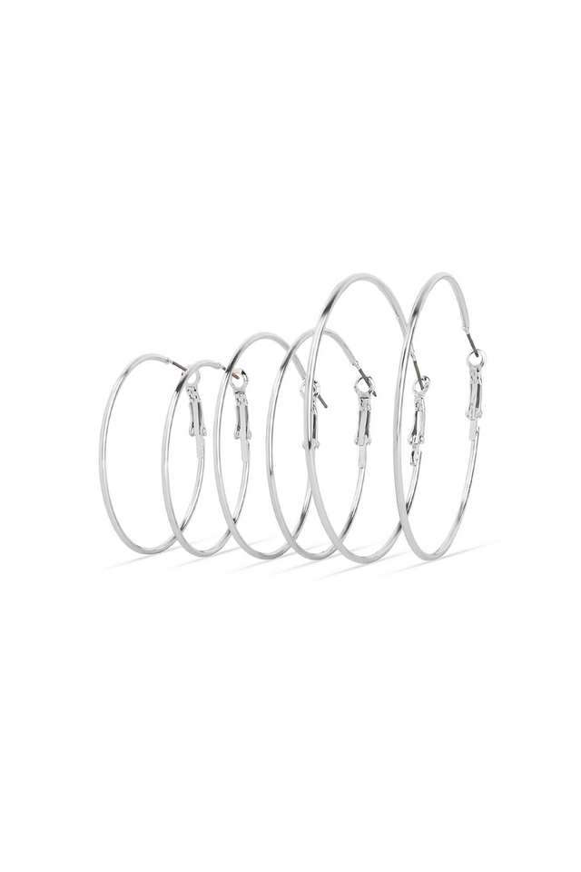 Alloy-Metal-Western-Push-Button-Clasp-Women-s-Earrings
