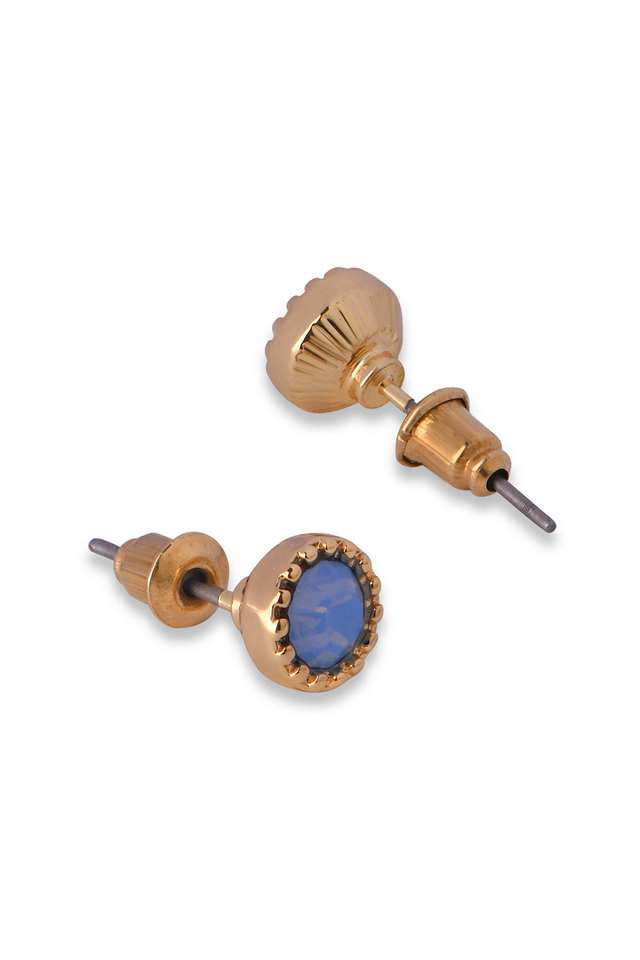 Alloy-Metal-Western-Push-Button-Clasp-Women-s-Earrings