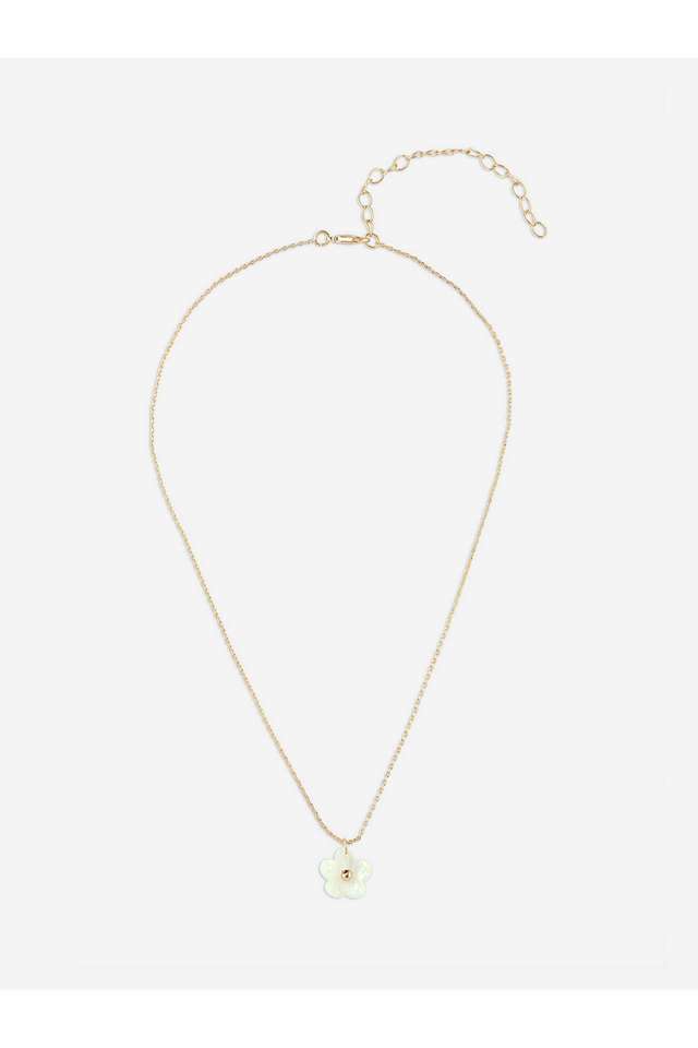 Gold-Plated-Floral-Pendant-Chain