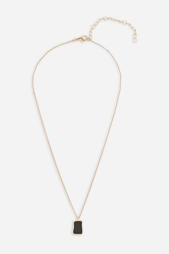 Gold-plated-Black-pendant-For-Women