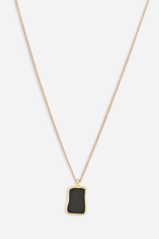 Gold-plated-Black-pendant-For-Women