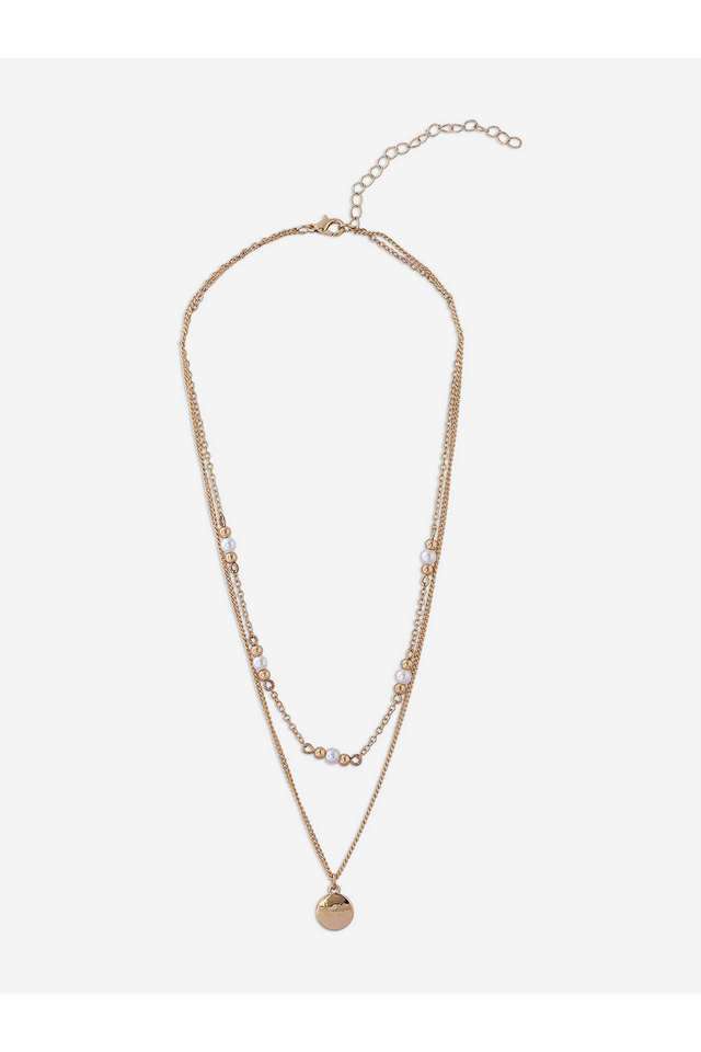 Alloy-Metal-Western-Push-Button-Clasp-Women-s-Necklaces