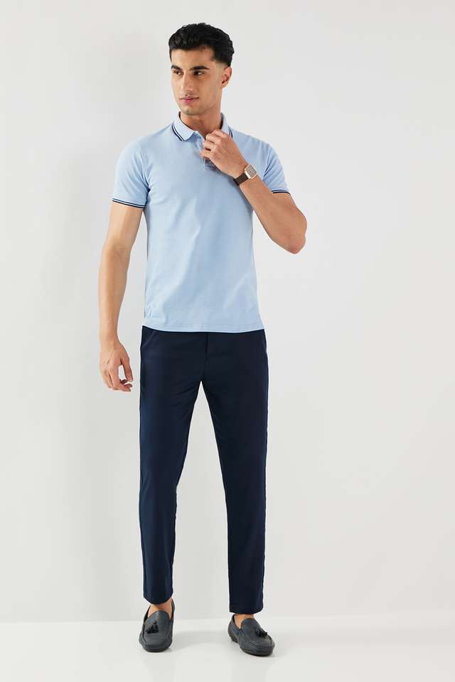 Solid-Lyocell-Slim-Fit-Men-Casual-Wear-Trouser
