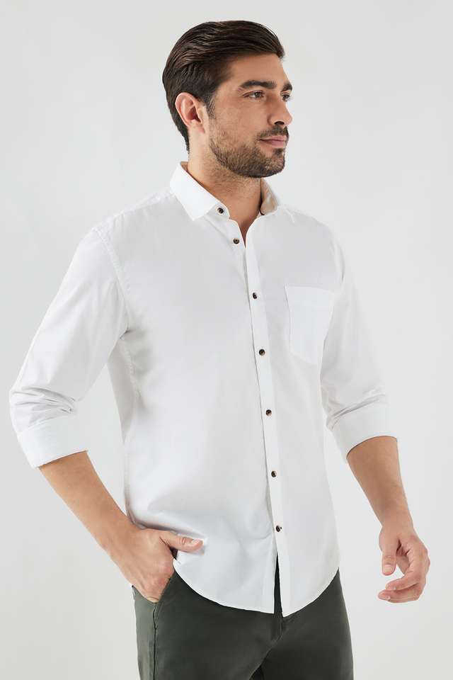 Solid-Cotton-Slim-Fit-Men-s-Casual-Wear-Shirt