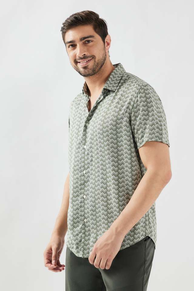 Abstract-Viscose-Slim-Fit-Men-s-Casual-Wear-Shirt