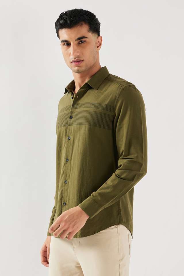 Stripes-Cotton-Slim-Fit-Men-s-Casual-Wear-Shirt