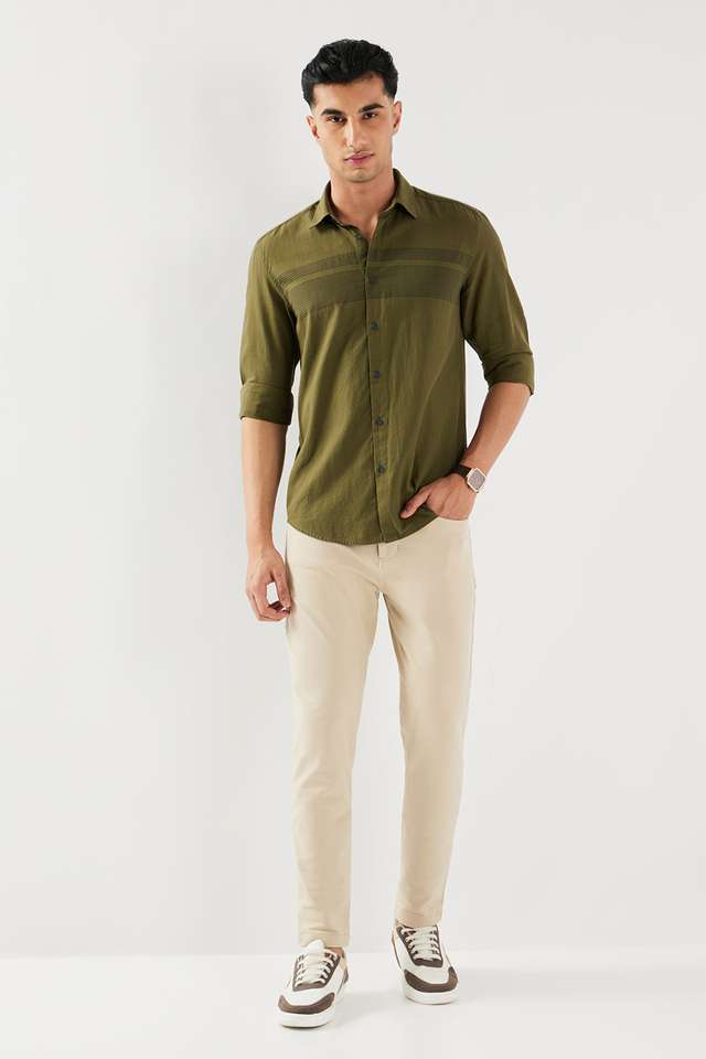 Stripes-Cotton-Slim-Fit-Men-Casual-Wear-Shirt