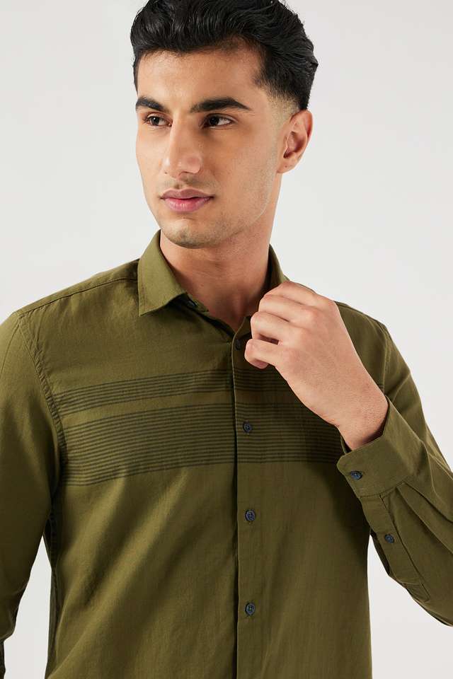 Stripes-Cotton-Slim-Fit-Men-s-Casual-Wear-Shirt