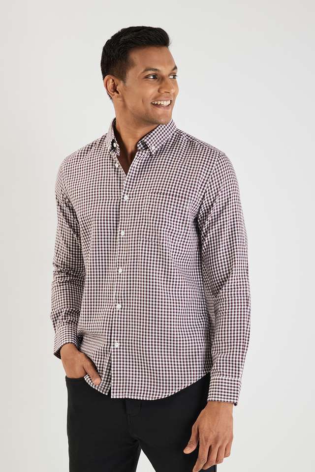 Checks-Cotton-Slim-Fit-Men-s-Casual-Wear-Shirt