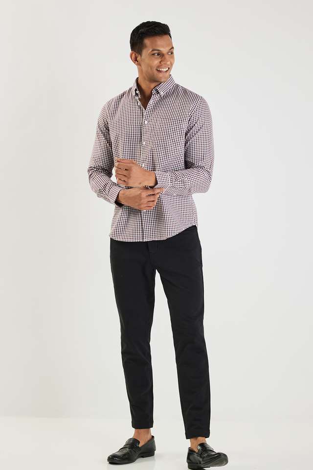 Checks-Cotton-Slim-Fit-Men-s-Casual-Wear-Shirt