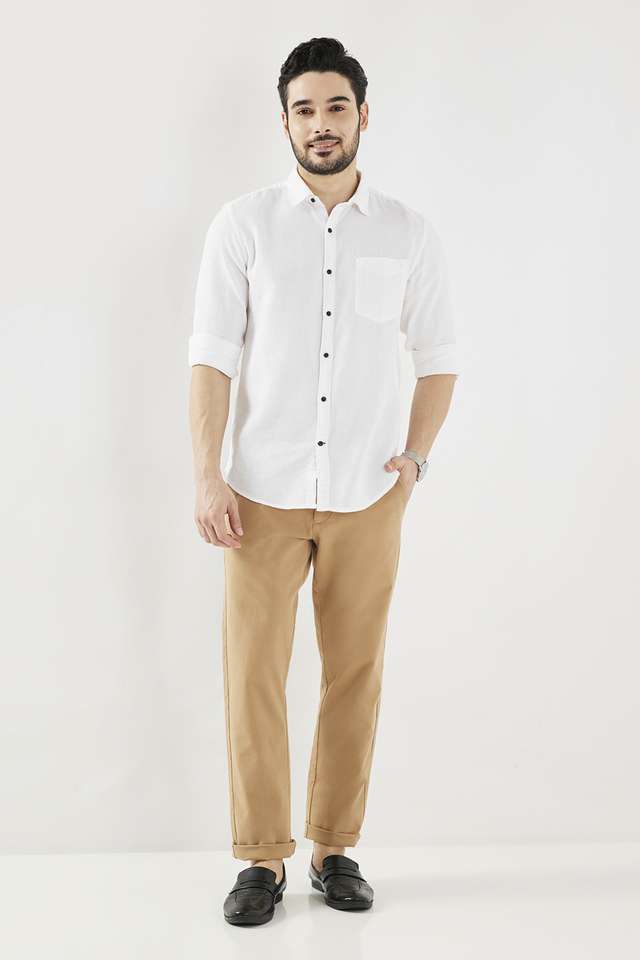 Textured-Cotton-Slim-Fit-Men-Casual-Wear-Shirt