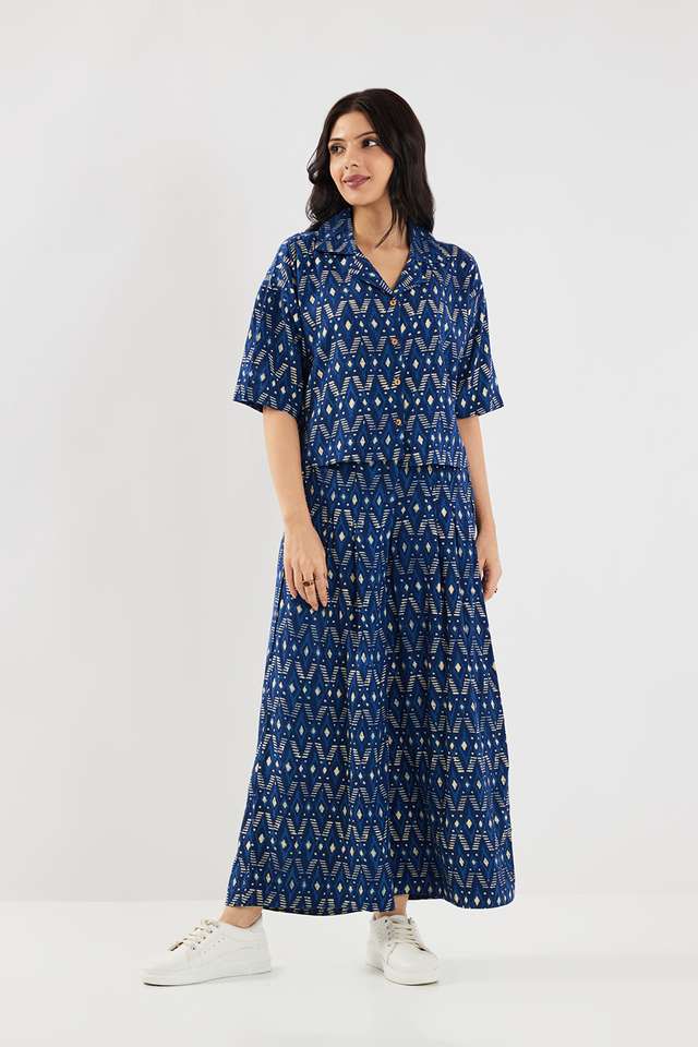 Printed-Full-Length-Viscose-Woven-Women-s-Co-Ord-Set