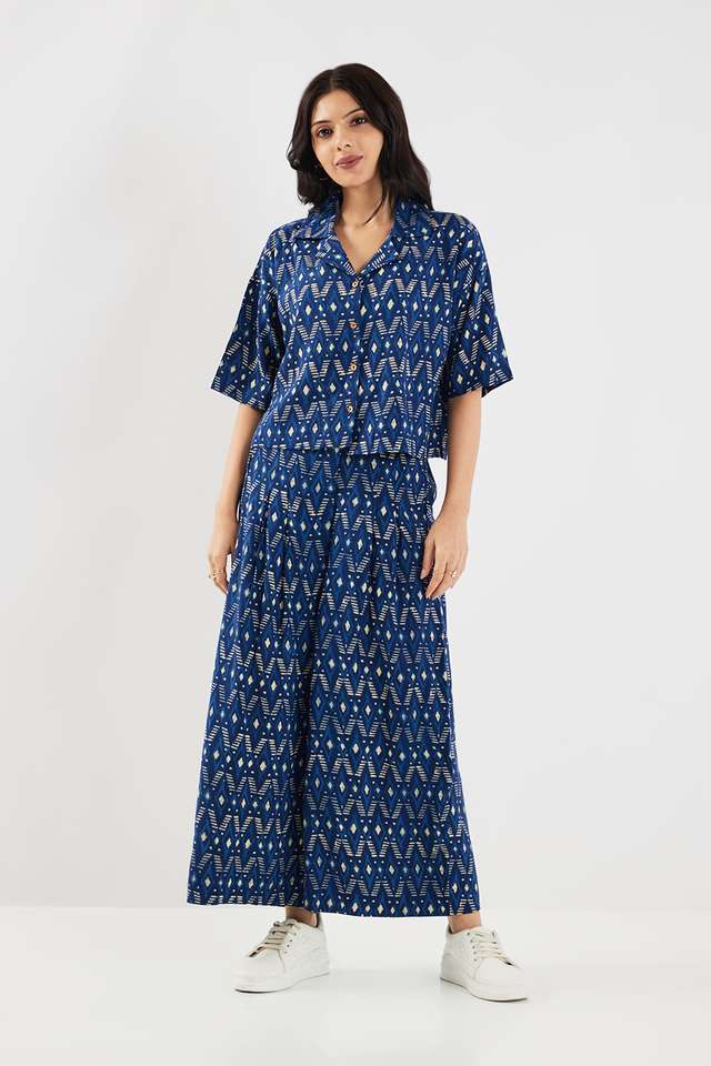 Printed-Full-Length-Viscose-Woven-Women-s-Co-Ord-Set