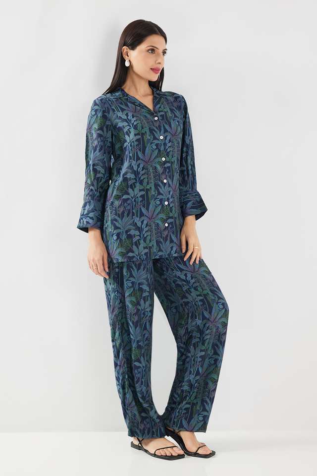 Printed-Full-Length-Muslin-Woven-Women-s-Co-Ord-Set