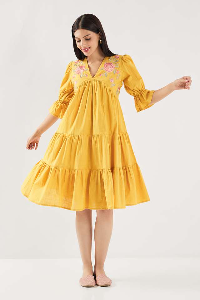 sachin and babi light blue dress Tehuacan Corto Dress