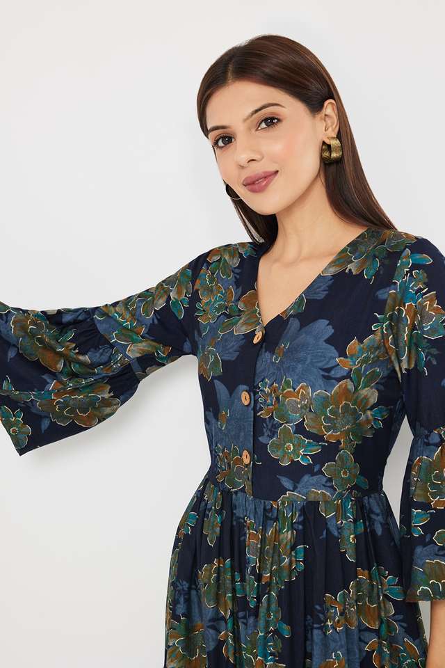 Printed-Muslin-V-Neck-Women-s-Ethnic-Dress
