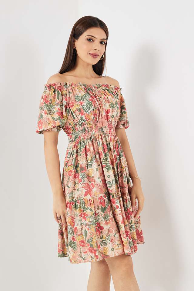 Printed-Muslin-Off-Shoulder-Women-s-Ethnic-Dress