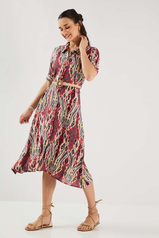 Printed-Viscose-Regular-Fit-Women-s-Dress