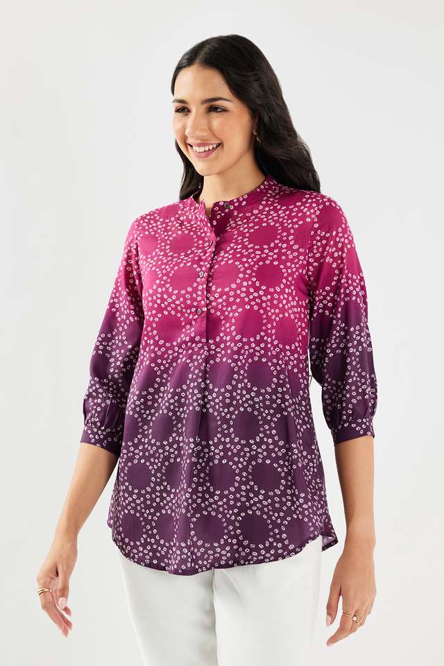 Printed-Muslin-Round-Neck-Women-s-Tunic