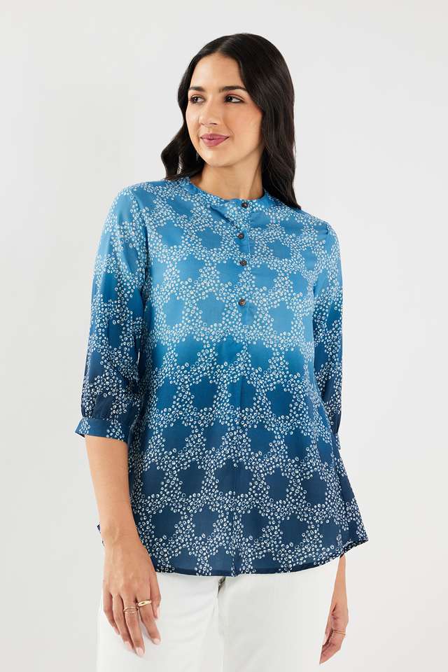 Printed-Muslin-Round-Neck-Women-s-Tunic