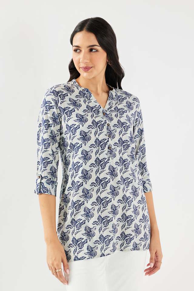 Floral-Rayon-Women-s-Tunic