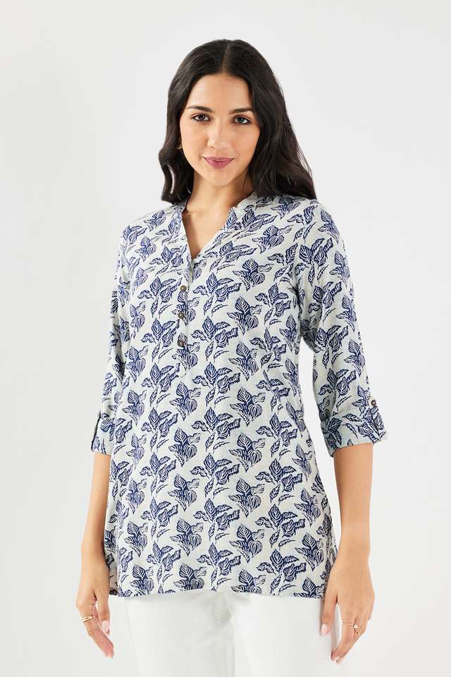 Floral-Rayon-Women-s-Tunic
