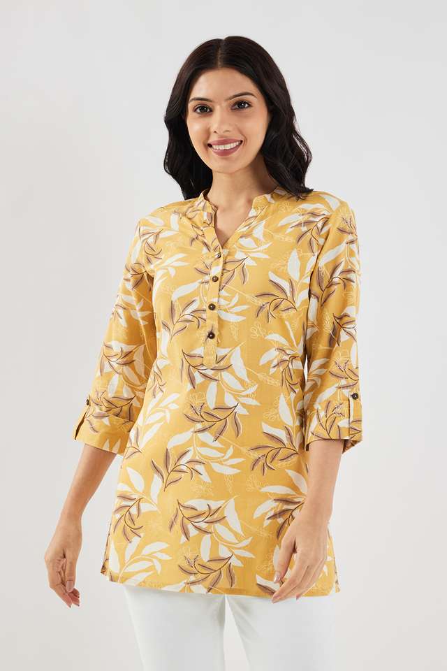 Printed-Rayon-Collared-Women-s-Tunic