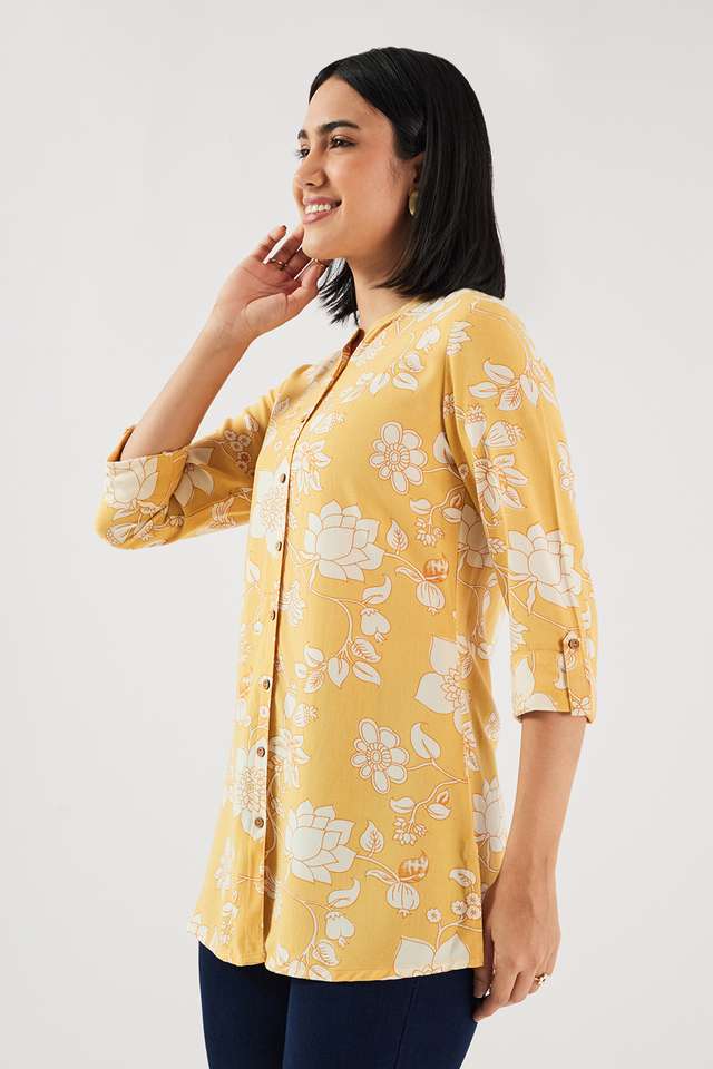 Printed-Rayon-Collared-Women-s-Tunic