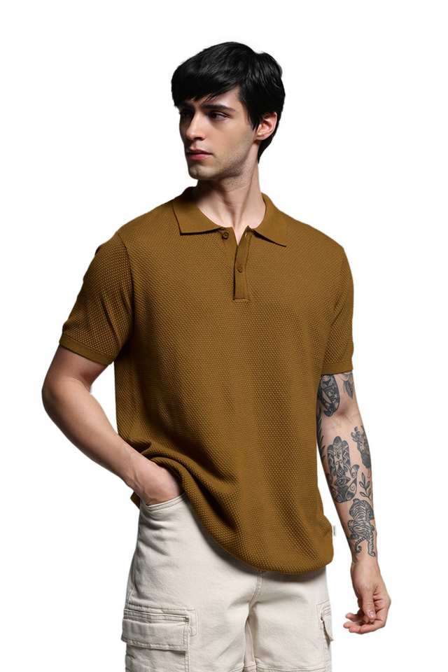 Solid-Cotton-Polo-Men-s-T-Shirt