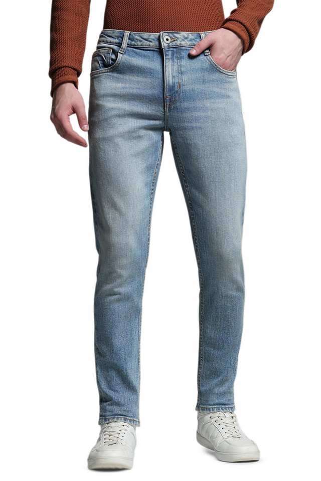 Light-Wash-Cotton-Regular-Fit-Men-s-Jeans