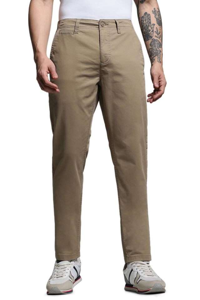 Solid-Cotton-Regular-Fit-Men-s-Casual-Wear-Trousers