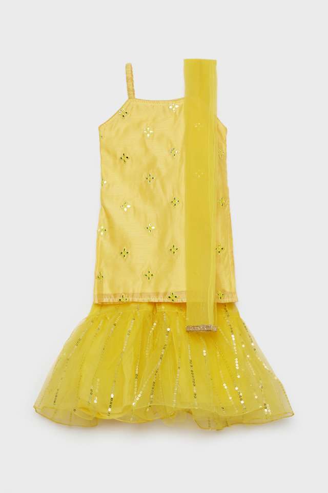 Solid-Blended-Fabric-Girls-Salwar-Kurta-Dupatta-Set