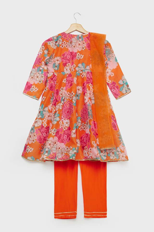 Solid-Blended-Fabric-Regular-Fit-Girls-Ethnic-Set