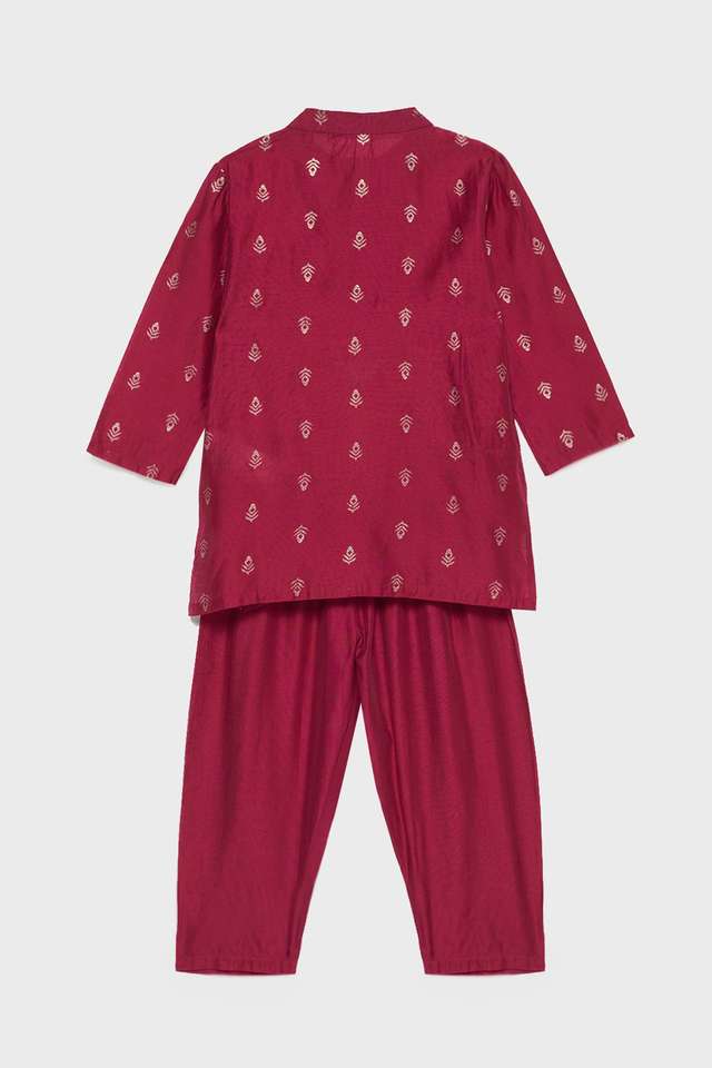 Printed-Blended-Fabric-Regular-Fit-Boys-Kurta-Set