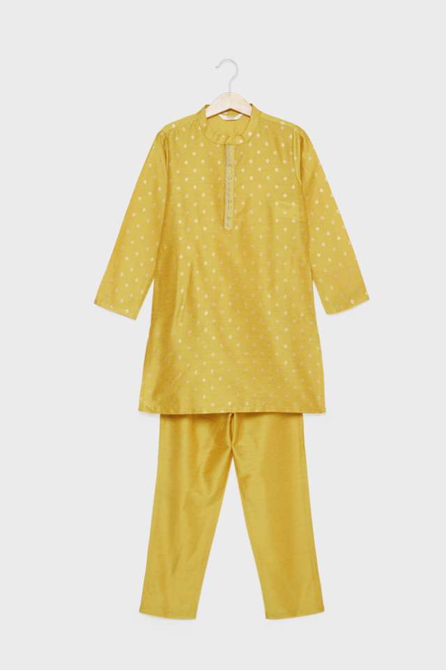 Printed-Blended-Fabric-Regular-Fit-Boys-Kurta-Set