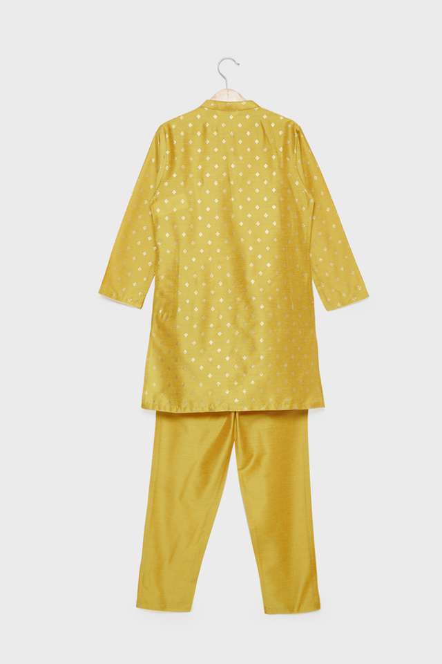 Printed-Blended-Fabric-Regular-Fit-Boys-Kurta-Set