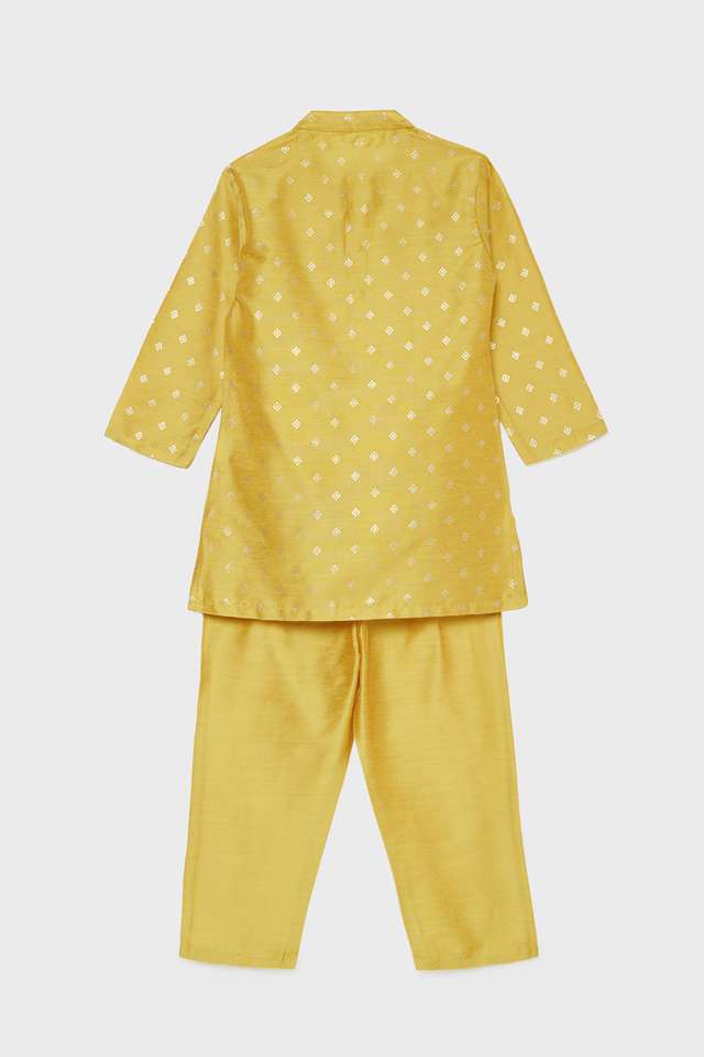 Printed-Blended-Fabric-Regular-Fit-Boys-Kurta-Set