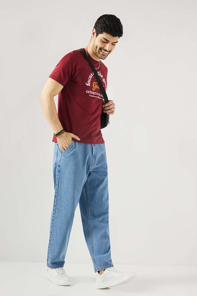 Printed-Cotton-Round-Neck-Men-s-T-Shirt