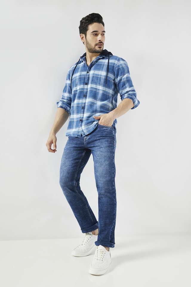 Dark-Wash-Cotton-Slim-Fit-Men-s-Jeans