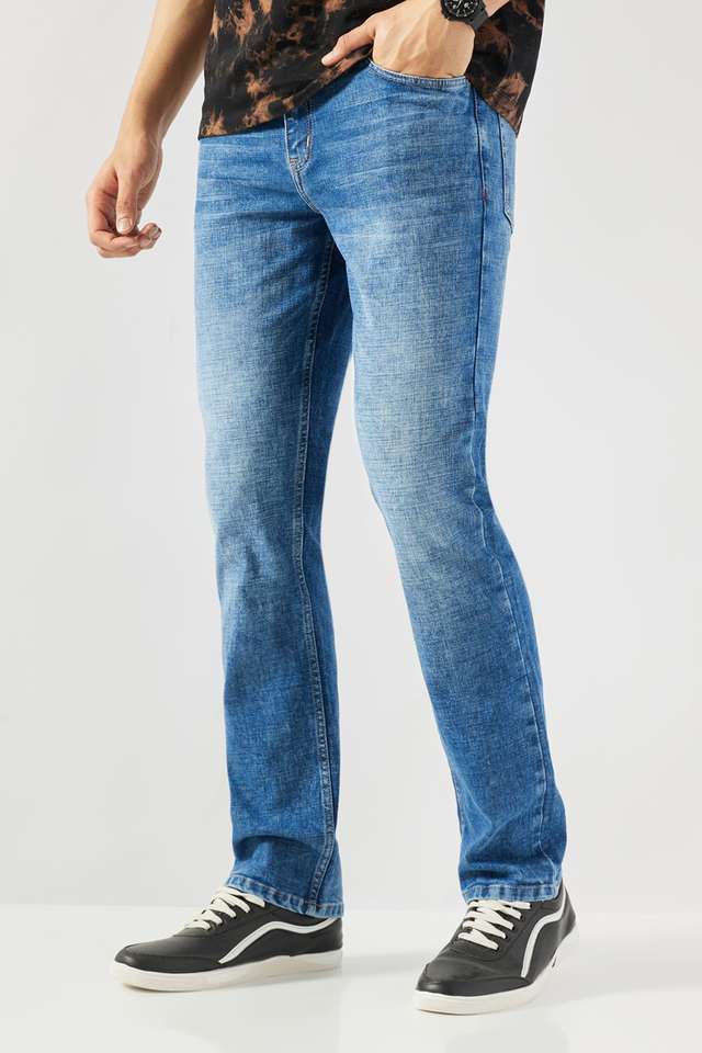 Light-Wash-Cotton-Slim-Fit-Men-s-Jeans