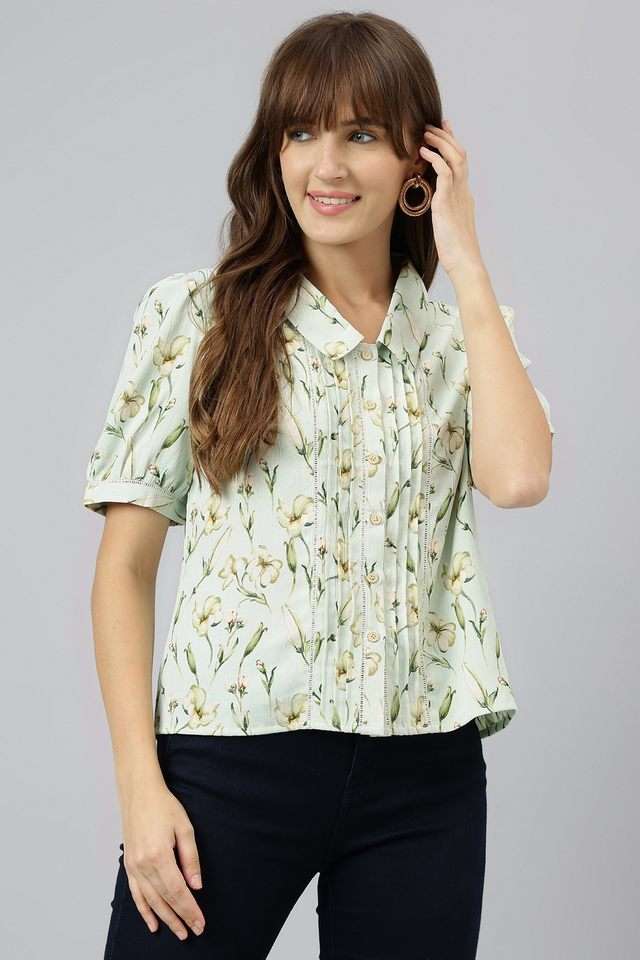 Printed-Polyester-Regular-Fit-Women-s-Casual-Shirt