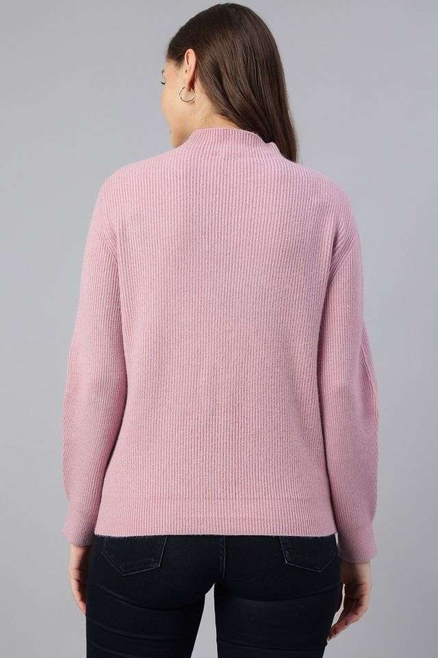 Solid-Round-Neck-Viscose-Women-s-Winter-Wear-Sweater