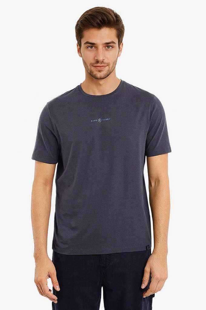 Solid-Cotton-Round-Neck-Men-s-T-Shirt